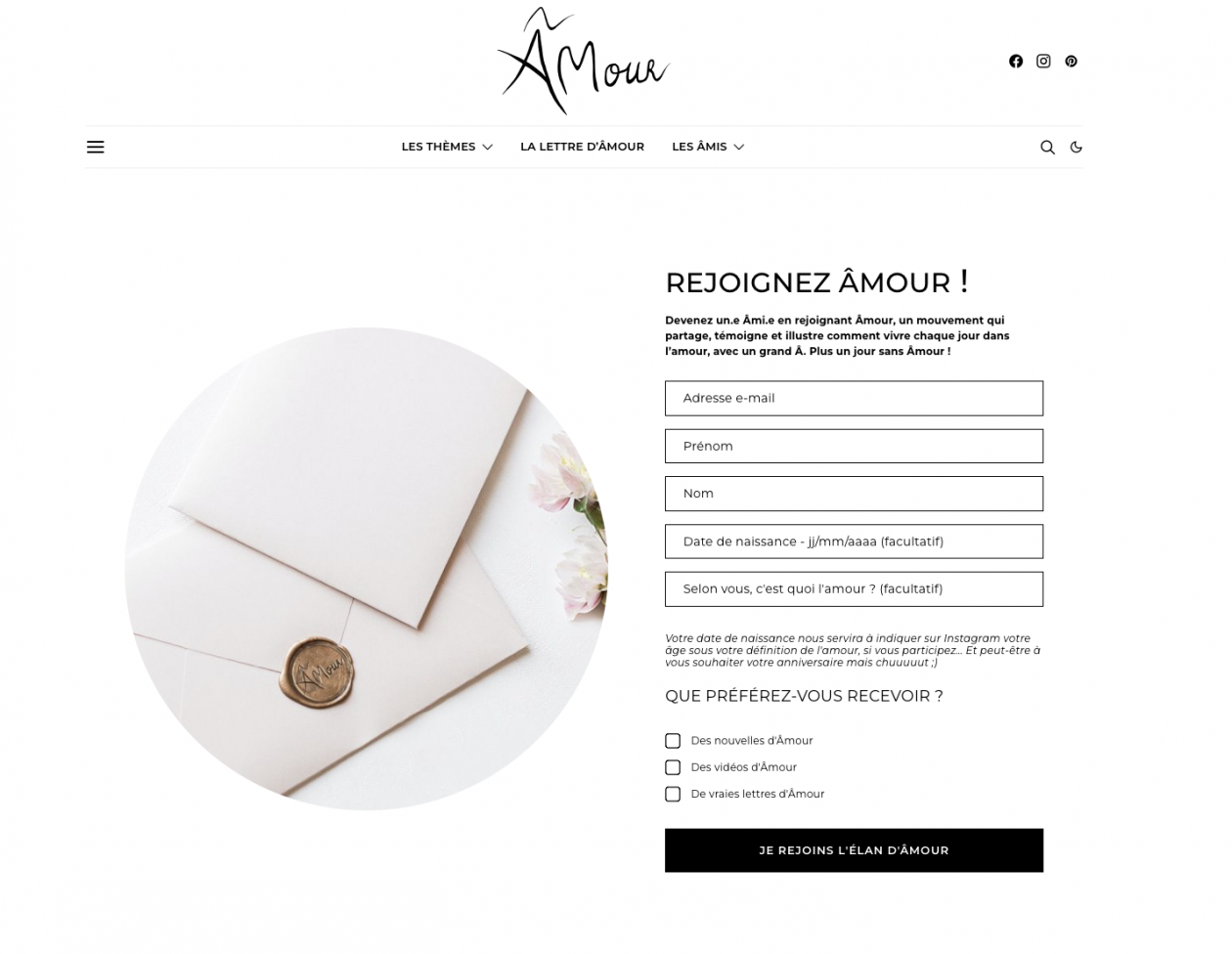 Newsletter hebdomadaire